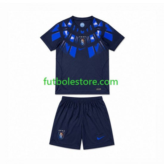 Segunda Equipación del Uruguay World Cup 2026 Manga Corta para Niño (Camiseta y pantalón)