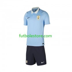 Primera Equipación del Uruguay World Cup 2026 Manga Corta para Niño (Camiseta y pantalón)