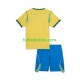 Primera Equipación del Brasil World Cup 2026 Manga Corta para Niño (Camiseta y pantalón)