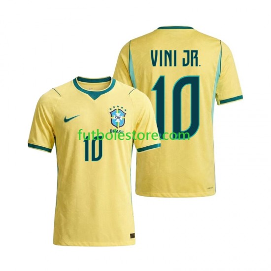 Primera Equipación del Brasil Vinicius Junior 10 World Cup 2026 Manga Corta para Hombre