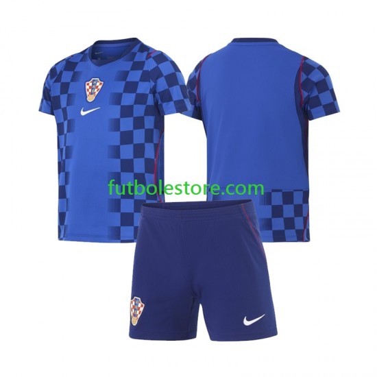 Segunda Equipación del Croacia World Cup 2026 Manga Corta para Niño (Camiseta y pantalón)