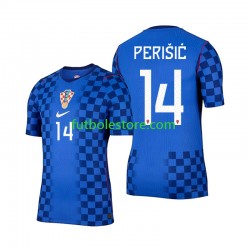 Segunda Equipación del Croacia Ivan Perisic 14 World Cup 2026 Manga Corta para Hombre