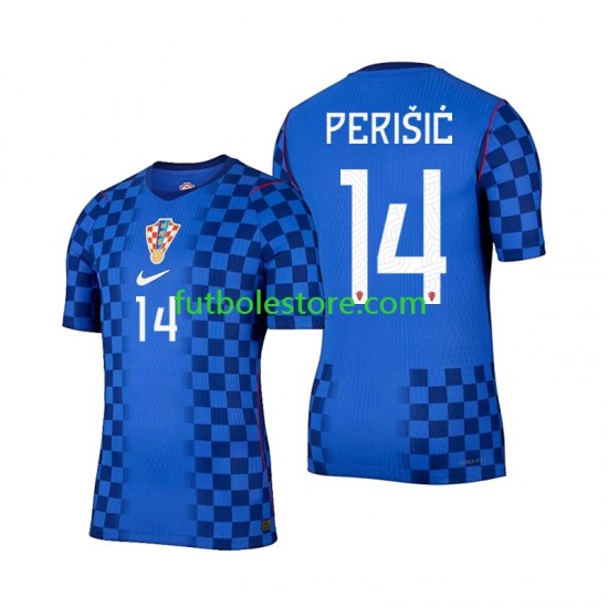 Segunda Equipación del Croacia Ivan Perisic 14 World Cup 2026 Manga Corta para Hombre