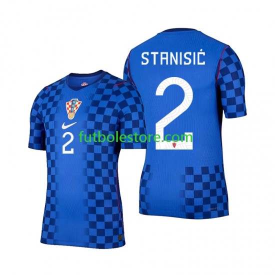 Segunda Equipación del Croacia Josip Stanisic 2 World Cup 2026 Manga Corta para Hombre