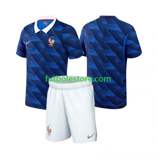 Primera Equipación del Francia World Cup 2026 Manga Corta para Niño (Camiseta y pantalón)