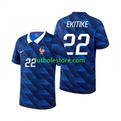 Primera Equipación del Francia Hugo Ekitike 22 World Cup 2026 Manga Corta para Hombre