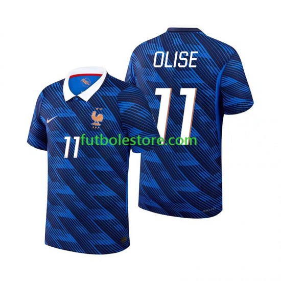 Primera Equipación del Francia Michael Olise 11 World Cup 2026 Manga Corta para Hombre
