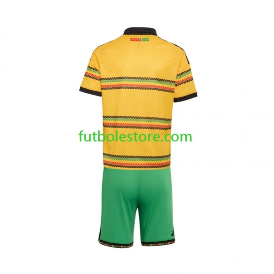 Primera Equipación del Jamaica World Cup 2026 Manga Corta para Niño (Camiseta y pantalón)