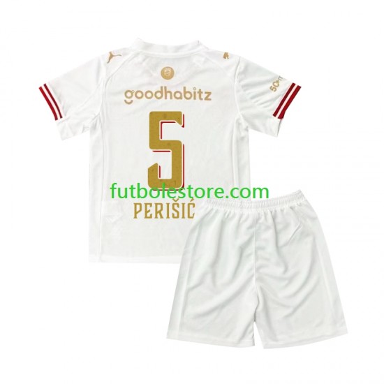 Cuarta Equipación del PSV Eindhoven Ivan Perisic 5 Efteling 2025-2026 Manga Corta para Niño (Camiseta y pantalón)