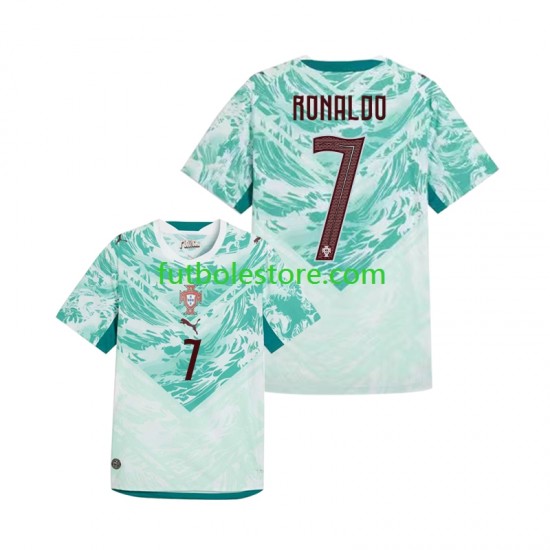 Segunda Equipación del Portugal Cristiano Ronaldo 7 2026 2027 Manga Corta para Hombre