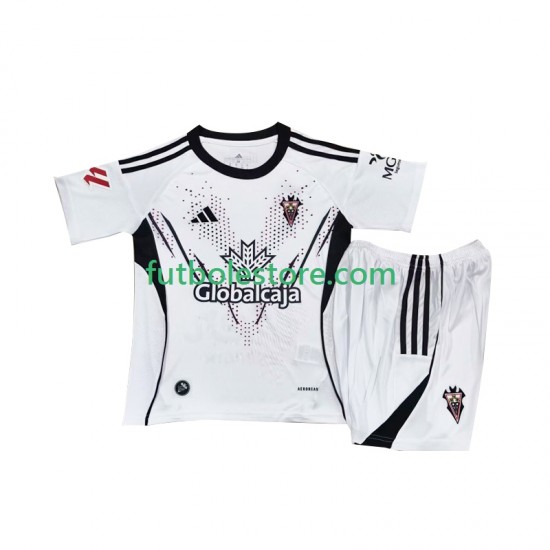Primera Equipación del Albacete 2025-2026 Manga Corta para Niño (Camiseta y pantalón) Primera Equipación del Albacete 2025-2026 Manga Corta para Niño (Camiseta y pantalón)