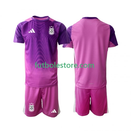 Primera Equipación del Argentina Portero 2025 Manga Corta para Niño (Camiseta y pantalón) Primera Equipación del Argentina Portero 2025 Manga Corta para Niño (Camiseta y pantalón)