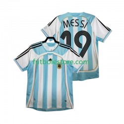 Primera Equipación del Argentina MESSI 19 Retro 2006 Manga Corta para Hombre