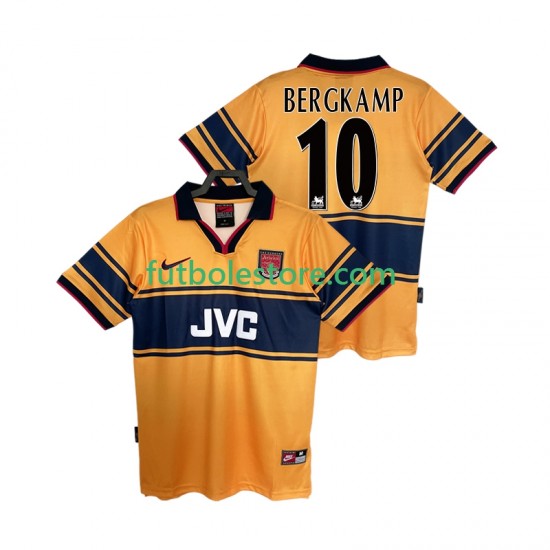 Segunda Equipación del Arsenal BERGKAMP10 Retro 1997 1999 Manga Corta para Hombre Segunda Equipación del Arsenal BERGKAMP10 Retro 1997 1999 Manga Corta para Hombre