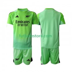 Segunda Equipación del Arsenal Portero 2025-2026 Manga Corta para Niño (Camiseta y pantalón)