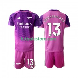 Tercera Equipación del Arsenal Portero Kepa Arrizabalaga 13 2025-2026 Manga Corta para Niño (Camiseta y pantalón)