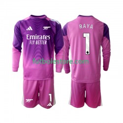 Tercera Equipación del Arsenal Portero Raya 1 2025-2026 ML para Niño (Camiseta y pantalón)