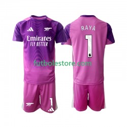 Tercera Equipación del Arsenal Portero Raya 1 2025-2026 Manga Corta para Niño (Camiseta y pantalón)