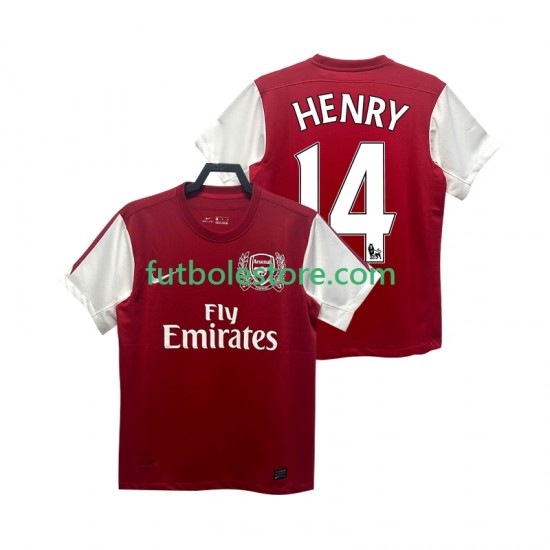 Primera Equipación del Arsenal HENRY 14 Retro 2011 2012 Manga Corta para Hombre Primera Equipación del Arsenal HENRY 14 Retro 2011 2012 Manga Corta para Hombre