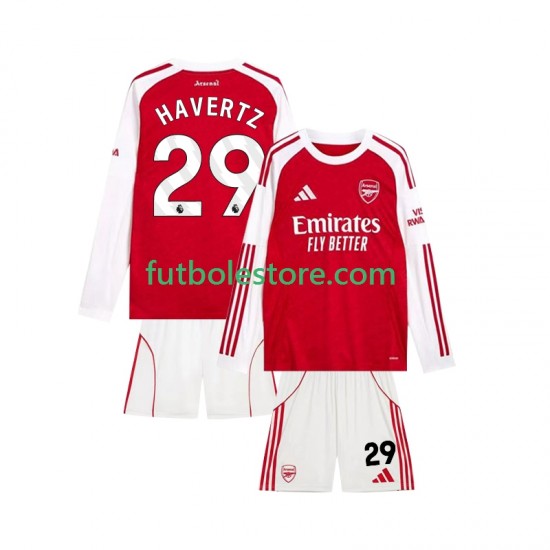 Primera Equipación del Arsenal Kai Havertz 29 2025-2026 ML para Niño (Camiseta y pantalón) Primera Equipación del Arsenal Kai Havertz 29 2025-2026 ML para Niño (Camiseta y pantalón)