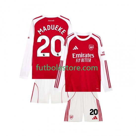 Primera Equipación del Arsenal Noni Madueke 20 2025-2026 ML para Niño (Camiseta y pantalón) Primera Equipación del Arsenal Noni Madueke 20 2025-2026 ML para Niño (Camiseta y pantalón)