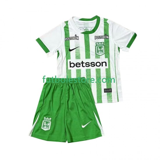 Primera Equipación del Atletico Nacional 2025 Manga Corta para Niño (Camiseta y pantalón) Primera Equipación del Atletico Nacional 2025 Manga Corta para Niño (Camiseta y pantalón)