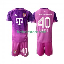 Cuarta Equipación del Bayern de Múnich Portero Jonas Urbig 40 2025-2026 Manga Corta para Niño (Camiseta y pantalón)