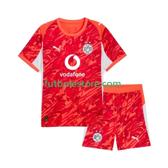Segunda Equipación del Borussia Dortmund Portero 2025-2026 Manga Corta para Niño (Camiseta y pantalón) Segunda Equipación del Borussia Dortmund Portero 2025-2026 Manga Corta para Niño (Camiseta y pantalón)