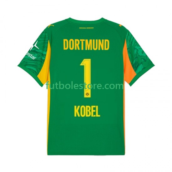 Primera Equipación del Borussia Dortmund Portero Gregor Kobel 1 2025-2026 Manga Corta para Hombre Primera Equipación del Borussia Dortmund Portero Gregor Kobel 1 2025-2026 Manga Corta para Hombre