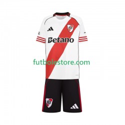 Primera Equipación del CA River Plate 2025-2026 Manga Corta para Niño (Camiseta y pantalón)
