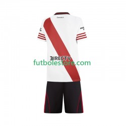 Primera Equipación del CA River Plate 2025-2026 Manga Corta para Niño (Camiseta y pantalón)