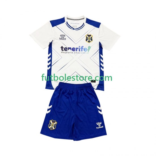 Primera Equipación del CD Tenerife 2025-2026 Manga Corta para Niño (Camiseta y pantalón) Primera Equipación del CD Tenerife 2025-2026 Manga Corta para Niño (Camiseta y pantalón)