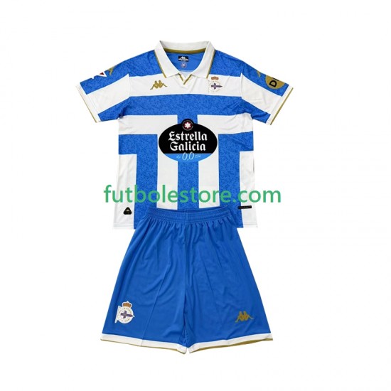 Primera Equipación del Deportivo La Coruna 2025-2026 Manga Corta para Niño (Camiseta y pantalón) Primera Equipación del Deportivo La Coruna 2025-2026 Manga Corta para Niño (Camiseta y pantalón)
