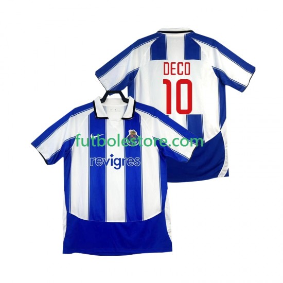 Primera Equipación del FC Porto DECO 10 Retro 2003 2004 Manga Corta para Hombre Primera Equipación del FC Porto DECO 10 Retro 2003 2004 Manga Corta para Hombre