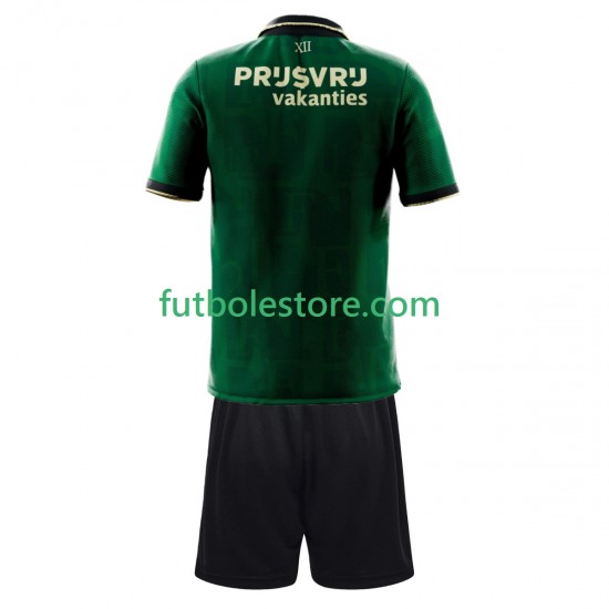 Cuarta Equipación del Feyenoord Rotterdam 2025-2026 Manga Corta para Niño (Camiseta y pantalón)