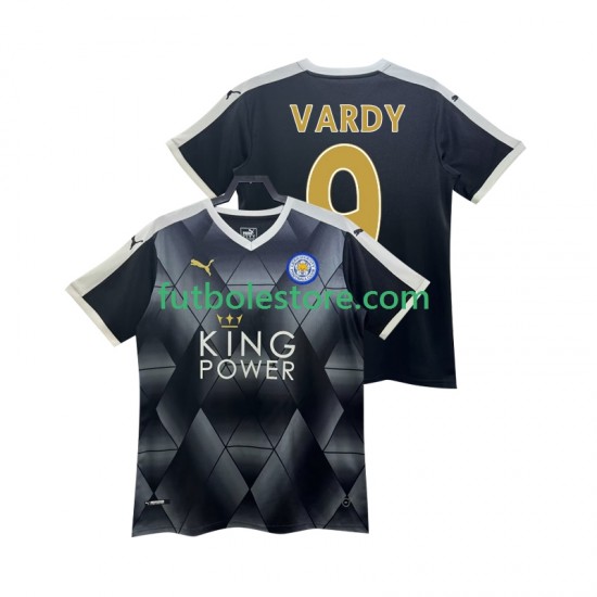 Segunda Equipación del Leicester City VARDY 9 Retro 2014 2015 Manga Corta para Hombre Segunda Equipación del Leicester City VARDY 9 Retro 2014 2015 Manga Corta para Hombre