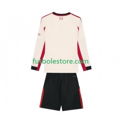 Segunda Equipación del Liverpool 2025-2026 ML para Niño (Camiseta y pantalón)