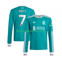 Tercera Equipación del Liverpool Florian Wirtz 7 2025-2026 ML para Hombre