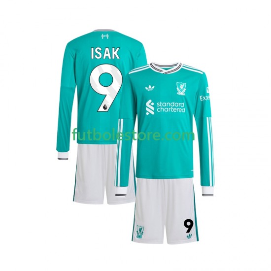 Tercera Equipación del Liverpool ISAK 9 2025-2026 ML para Niño (Camiseta y pantalón) Tercera Equipación del Liverpool ISAK 9 2025-2026 ML para Niño (Camiseta y pantalón)