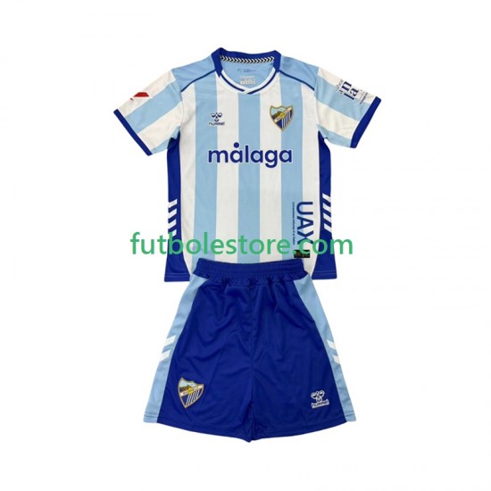 Primera Equipación del Málaga CF 2025-2026 Manga Corta para Niño (Camiseta y pantalón) Primera Equipación del Málaga CF 2025-2026 Manga Corta para Niño (Camiseta y pantalón)