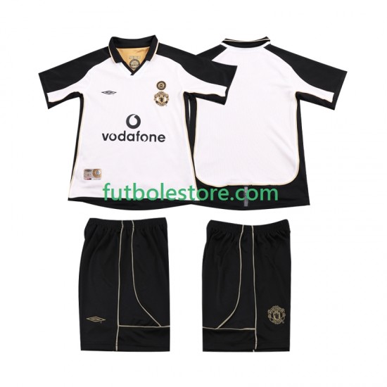 Segunda Manchester United Anniversary Football Shirt 2001 2002 Manga Corta para Niño (Camiseta y pantalón) Segunda Manchester United Anniversary Football Shirt 2001 2002 Manga Corta para Niño (Camiseta y pantalón)