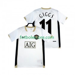 Segunda Equipación del Manchester United GIGGS 11 Retro 2006-2007 Manga Corta para Hombre