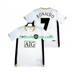 Segunda Equipación del Manchester United RONALDO 7 Retro 2006-2007 Manga Corta para Hombre