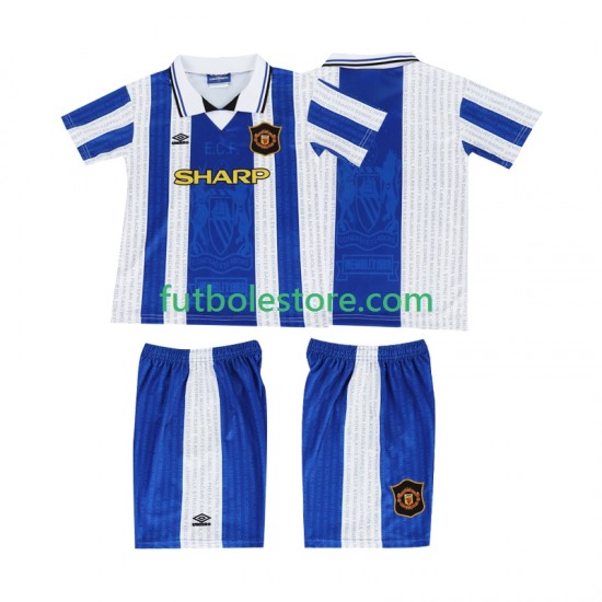 Tercera Equipación del Manchester United Retro 1994 1996 Manga Corta para Niño (Camiseta y pantalón) Tercera Equipación del Manchester United Retro 1994 1996 Manga Corta para Niño (Camiseta y pantalón)