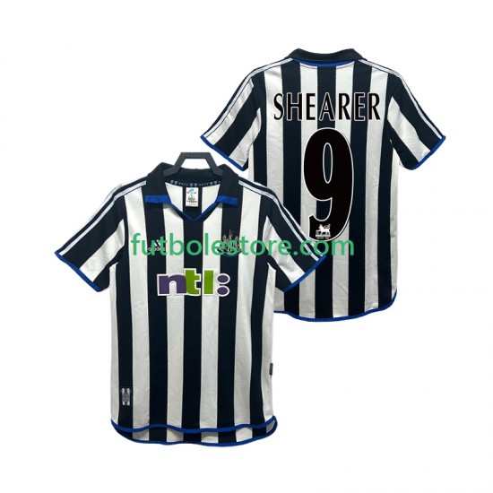 Primera Equipación del Newcastle United SHEARER 9 Retro 2000 2001 Manga Corta para Hombre Primera Equipación del Newcastle United SHEARER 9 Retro 2000 2001 Manga Corta para Hombre