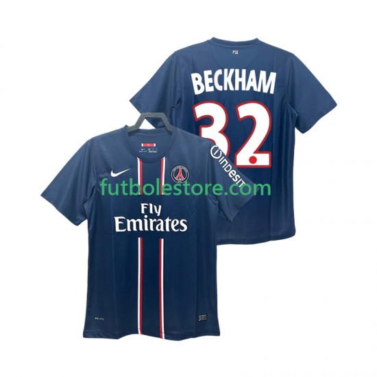 Primera Equipación del Paris Saint-Germain BECKHAM 32 Retro 2012 2013 Manga Corta para Hombre Primera Equipación del Paris Saint-Germain BECKHAM 32 Retro 2012 2013 Manga Corta para Hombre