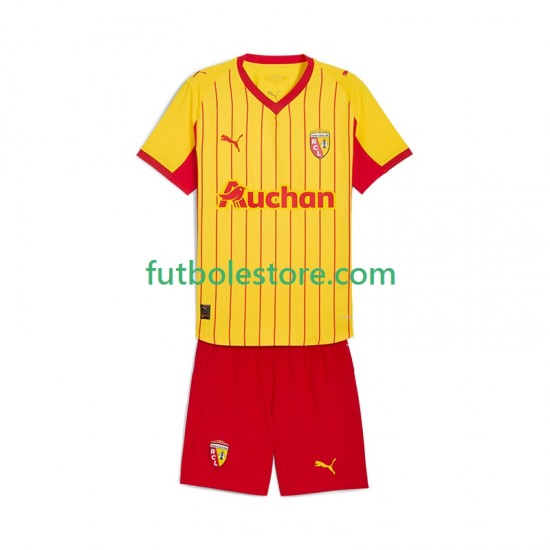 Primera Equipación del RC Lens 2025-2026 Manga Corta para Niño (Camiseta y pantalón) Primera Equipación del RC Lens 2025-2026 Manga Corta para Niño (Camiseta y pantalón)