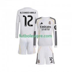 Primera Equipación del Real Madrid Trent Alexander-Arnold 12 2025-2026 ML para Niño (Camiseta y pantalón)
