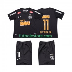 Segunda Equipación del Santos NEYMAR JR 11 Retro Classic 2012 2013 Manga Corta para Niño (Camiseta y pantalón)