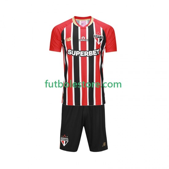 Segunda Equipación del Sao Paulo 2025-2026 Manga Corta para Niño (Camiseta y pantalón) Segunda Equipación del Sao Paulo 2025-2026 Manga Corta para Niño (Camiseta y pantalón)